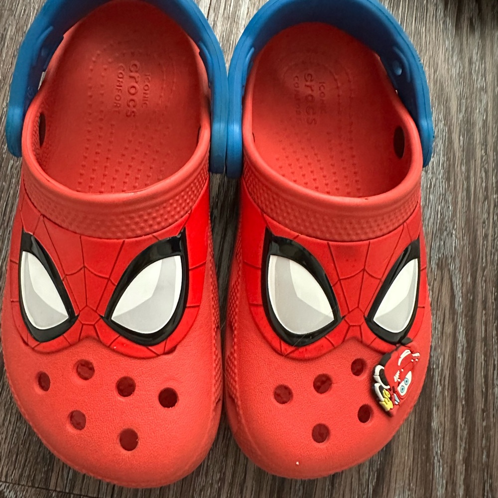 Crocs Kids Spider-Man Red Clogs